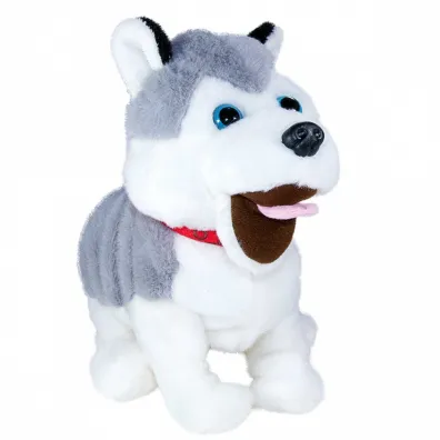Maskotka interaktywna Figo Pies reagujcy na komendy Husky Madej