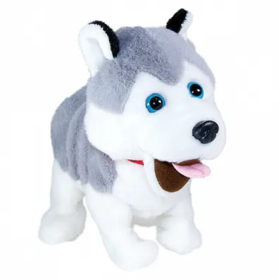 Maskotka interaktywna Figo Pies reagujcy na komendy Husky Madej