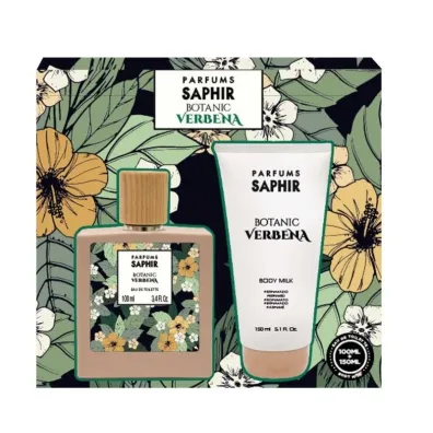 Saphir Zestaw Botanic Verbena Woda toaletowa + Mleczko do cia�a 100 ml + 150 ml