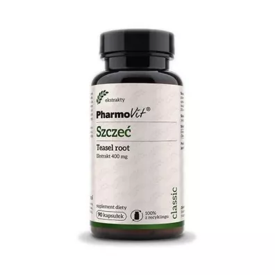 Pharmovit Szcze pospolita ekstrakt (400 mg) bezglutenowa suplement diety 90 kaps.