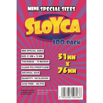 Koszulki Mini Special 51x76mm (100 szt) Sloyca