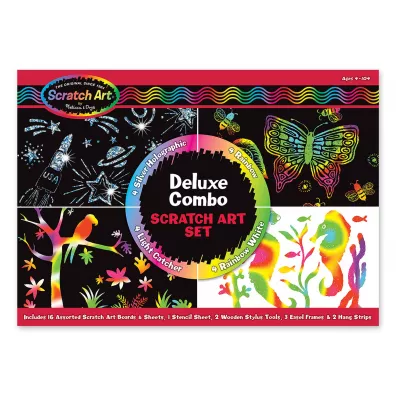 Zestaw Zdrapki holograficzne Deluxe MD15981 Melissa & Doug