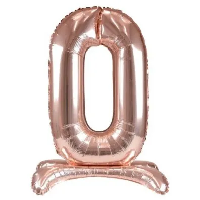 Arpex Balon foliowy stoj�cy r�owe z�oto 0 90cm
