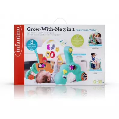 Infantino 313015 Muzyczny pchacz 3w1 B-Kids