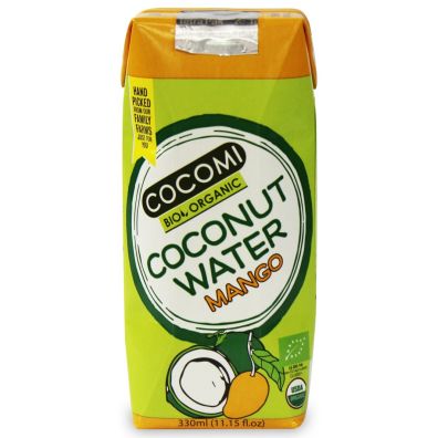 Cocomi Woda kokosowa o smaku mango 330 ml Bio