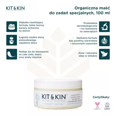Kit and Kin Organiczna Ma do Zada Specjalnych dla Maluszka 100 ml