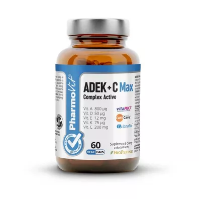 Pharmovit Witaminy ADEK + witamina C Complex Suplement diety 60 kaps.