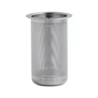 Kinto PEBBLE - Dzbanek ze stalowym zaparzaczem do herbaty - Biay 480 ml