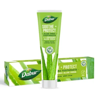 Dabur Pasta do z�b�w ukojenie + ochrona z aloesem 100 ml