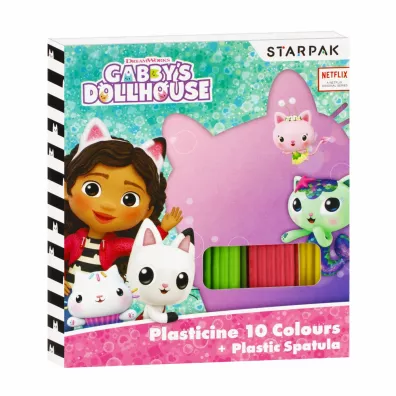Starpak Plastelina falista ze szpatu�k� Koci Domek Gabi 530018 10 szt.