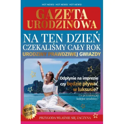 Armin Style KARNET URODZINY 130X210 Z KOP GAZETA UR AS-53