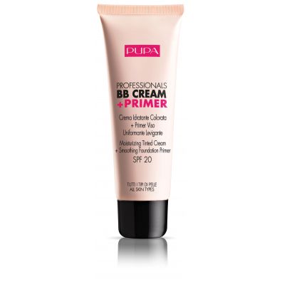 Pupa Professionals BB Cream & Primer SPF20 baza pod makija do wszystkich typw cery 002 Sand 50 ml