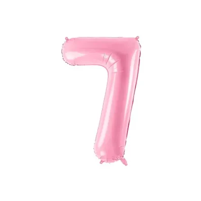 PartyDeco Balon foliowy 7 r�owy 86cm