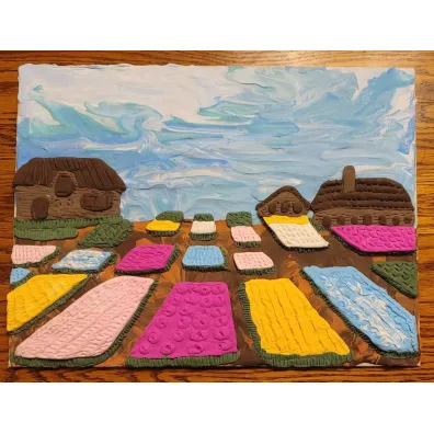 Sensory Art Okto Zestaw kreatywny - Klomby w Holandii 30x40 cm