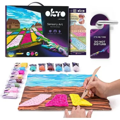 Sensory Art Okto Zestaw kreatywny - Klomby w Holandii 30x40 cm