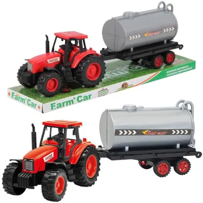 Traktor z przyczep� cysterna Trifox