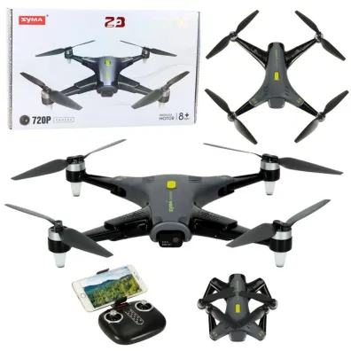 Dron R/C Syma Z3 PRO Kamera HD WiFi czarny LeanToys