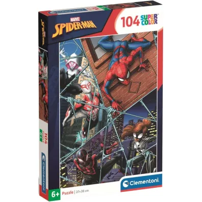 Puzzle 104 el. SuperColor. Spider-Man Clementoni