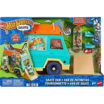 Hot Wheels. Skate Van Pojazd Zestaw 2w1 Mattel