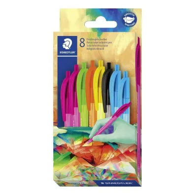 Staedtler D�ugopis tr�jk�tny Multiverse 8 kolor�w
