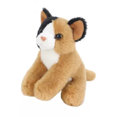 Kot siedzcy brzowy 13cm Beppe