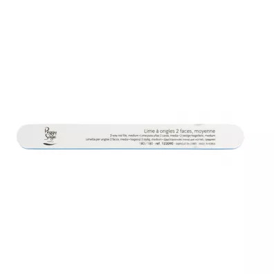 Peggy Sage 2-Way Nail File Medium pilnik do paznokci dwustronny 180/180 Biay