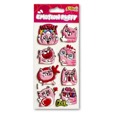 Penmate Naklejki puffy Emotion Cat