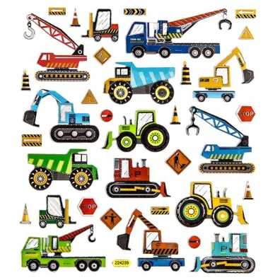 Dalprint Naklejki Pojazdy Budowlane 35 szt.