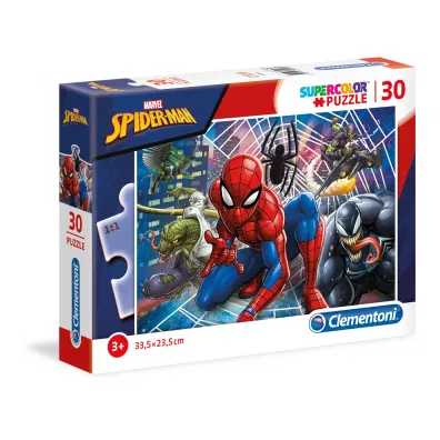 Puzzle 30 el. Supercolor. Spider-man Clementoni