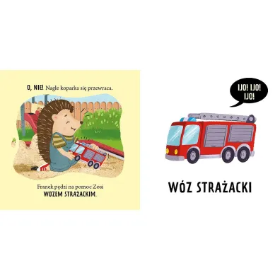 Zosia odkrywa pojazdy. Je�yk Franek