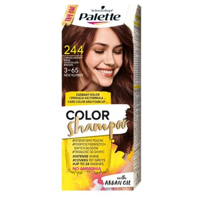 Palette Color Shampoo szampon koloryzujcy do wosw do 24 my 244 (3-65) Czekoladowy Brz