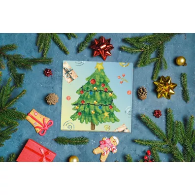 Diamond Dotz - Box Merry Christmas Tree