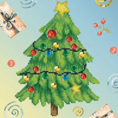 Diamond Dotz - Box Merry Christmas Tree
