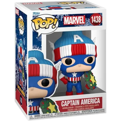 Figurka Marvel Holiday Captain America Funko Pop