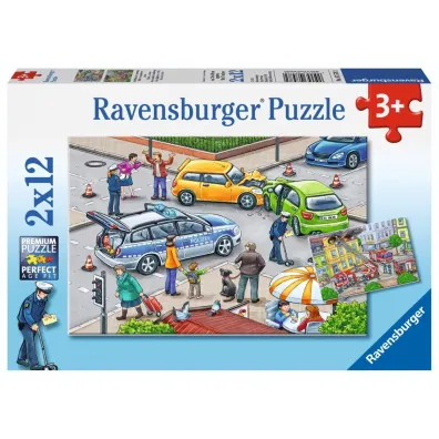 Puzzle 2x12 Blue Lights Go Ravensburger