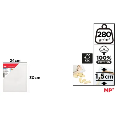 Mp Main Paper Podobrazie 24x30 cm, 280g/m2