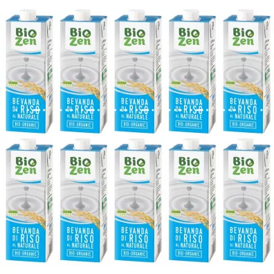 Biozen Nap�j ry�owy naturalny bezglutenowy Zestaw 10 x 1 L Bio