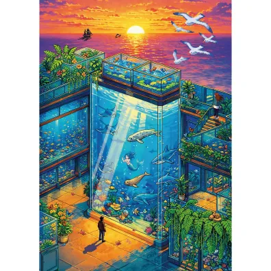 Puzzle 1000 Spojrzenie w g��bi� TREFL