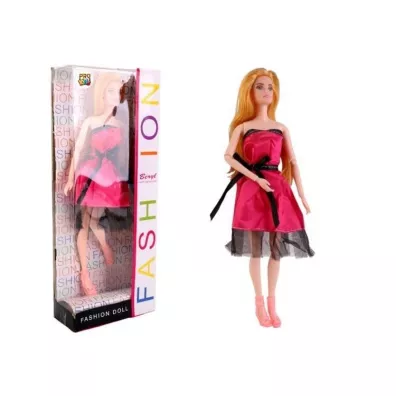 Lalka Beryl Fashion sukienka z czarnymi akcentami Pro Kids