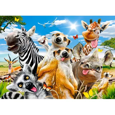 Puzzle 200 el. African Selfie Castorland