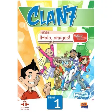 Clan 7 con Hola, amigos! 1. Podr�cznik - Maria Castro