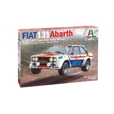 Model do sklejania Fiat 131 Abarth 1977 San Remo Rally Winn Italeri