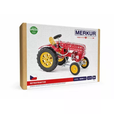 Klocki metalowe Merkur - Retrotraktor 333el 6124 MERKUR