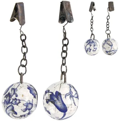 Esschert Design Obciniki do obrusu ceramiczne 4 szt.