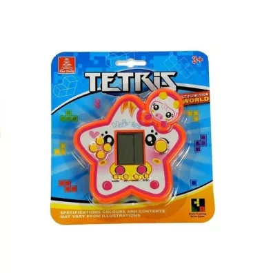 Gra elektroniczna Tetris gwiazdka czerwona LeanToys