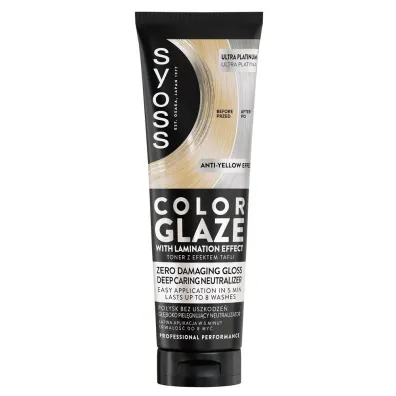 Syoss Color Glaze Glossing Toner toner do w�os�w Ultra Platinum 130 ml