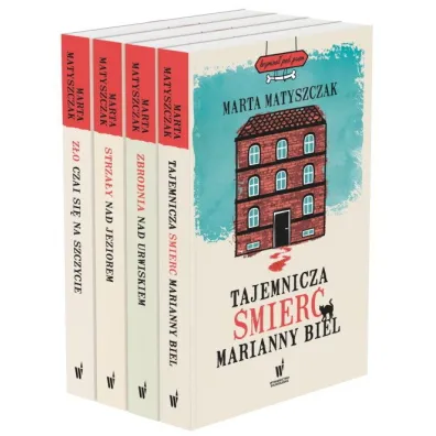 Pakiet Krymina� pod psem. Tomy 1-4: Tajemnicza �mier� Marianny Biel, Zbrodnia nad urwiskiem, Strza�y nad jeziorem, Z�o czai si� na szczycie - Marta Matyszczak