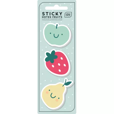 Interdruk Karteczki samoprzylepne Fruits 75 kartek