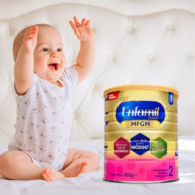 Enfamil Premium 2 MFGM Mleko nast�pne dla niemowl�t powy�ej 6. miesi�ca 800 g
