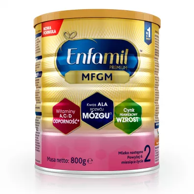 Enfamil Premium 2 MFGM Mleko nast�pne dla niemowl�t powy�ej 6. miesi�ca 800 g